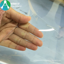 rigid plastik Super clear transparent PVC plastico sheet with PE protective film